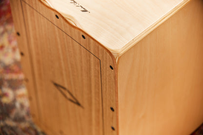 MEINL Percussion Artisan Edition Series String Cajon Tango Line - Light Eucalyptus