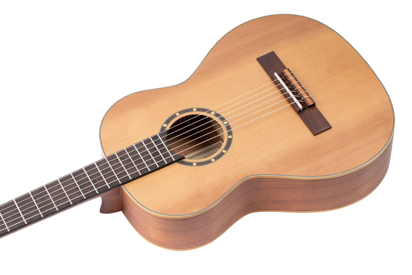 ORTEGA Family Series 3/4 Konzertgitarre 6 String - Zeder / Mahagoni Natur + Bag