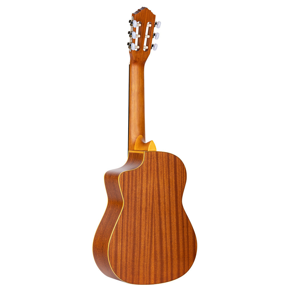 ORTEGA Requinto Series Pro 1/2 Acoustic Guitar 6-String - Natural + Gig Bag