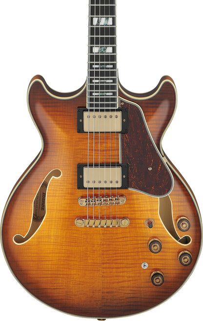 IBANEZ Artstar AM Hollow Body Gitarre 6-String - Antique Tobacco Burst + Koffer