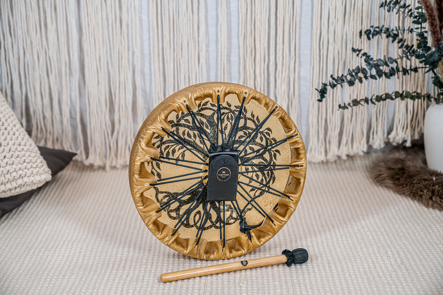 Meinl Sonic Energy Native American-Style Hoop Drum 15" - Tree of Life
