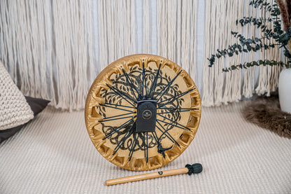 Meinl Sonic Energy Native American-Style Hoop Drum 15" - Tree of Life