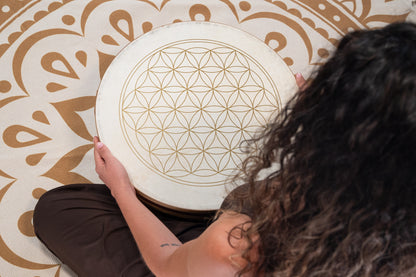 MEINL Sonic Energy 18" Flower of Life Wave Drum, Ziegenfelle