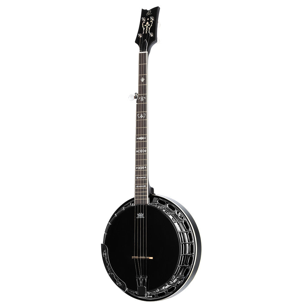 ORTEGA Raven Serie Banjo 5 String - Mahogany Black + Bag
