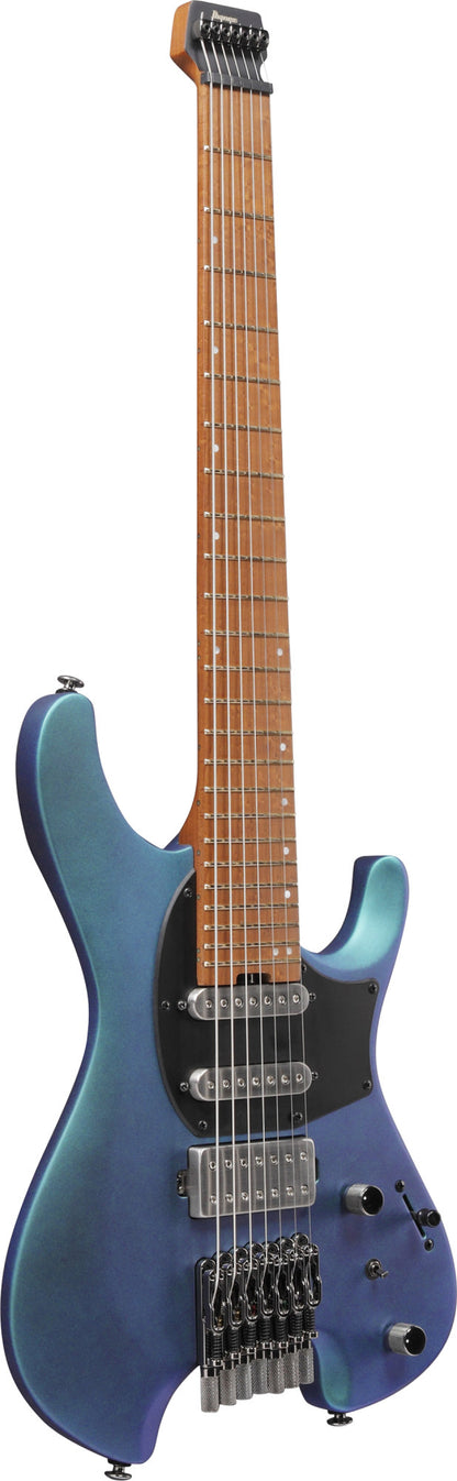 IBANEZ Quest Electric Guitar 7-String - Blue Chameleon Metallic Matte + Gig Bag