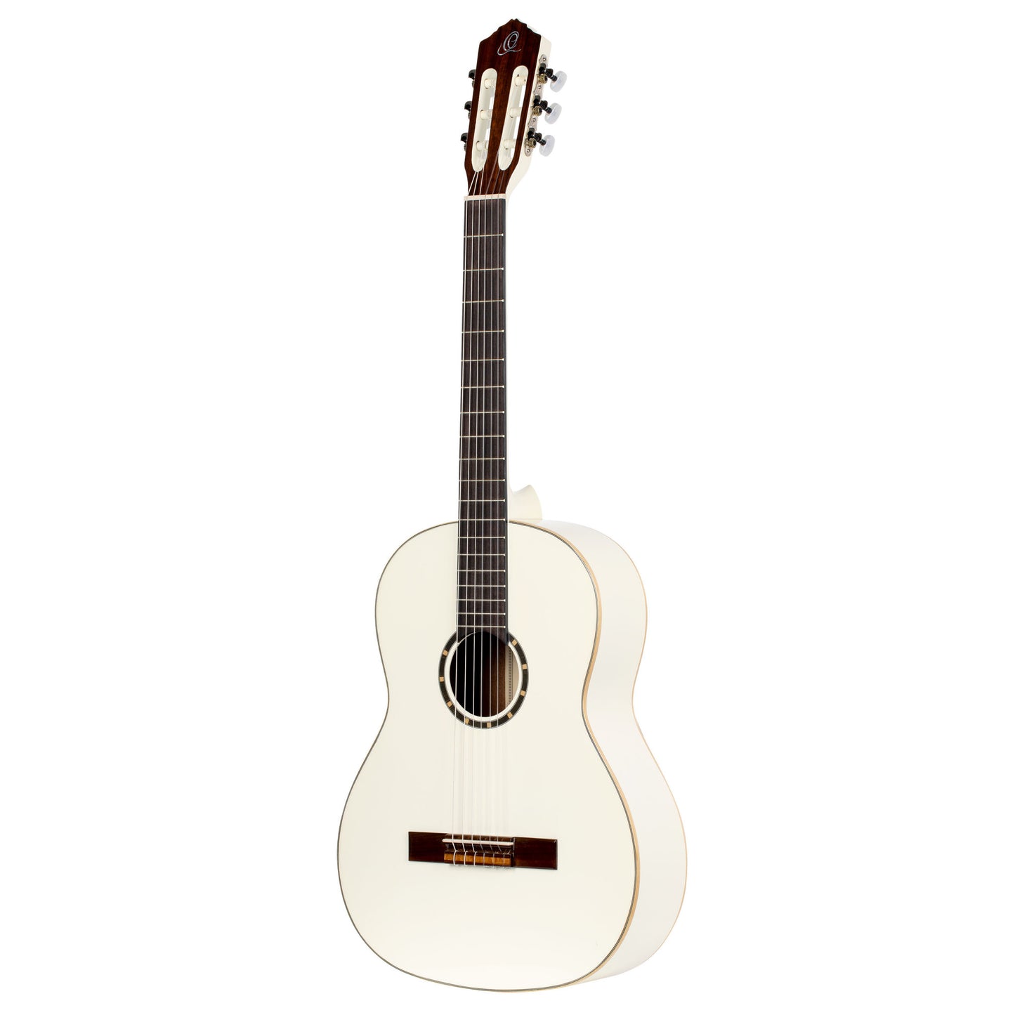 ORTEGA Family Series 4/4 Slim Neck Konzertgitarre 6 String - Weiß + Bag