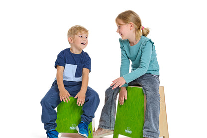 NINO Percussion Stackable Classroom Cajon Group Rhythm Set - 7 teilig