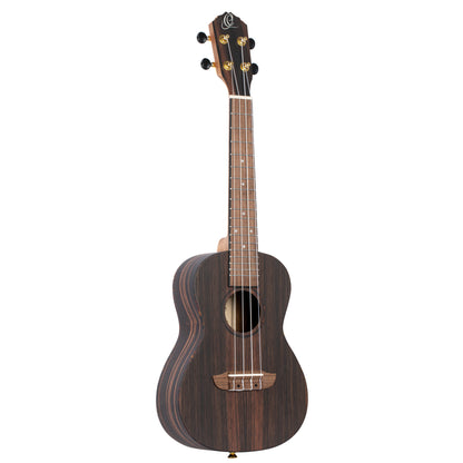 ORTEGA Timber Serie Konzert Ukulele 4 String Lefty - Ebony Natural + Bag