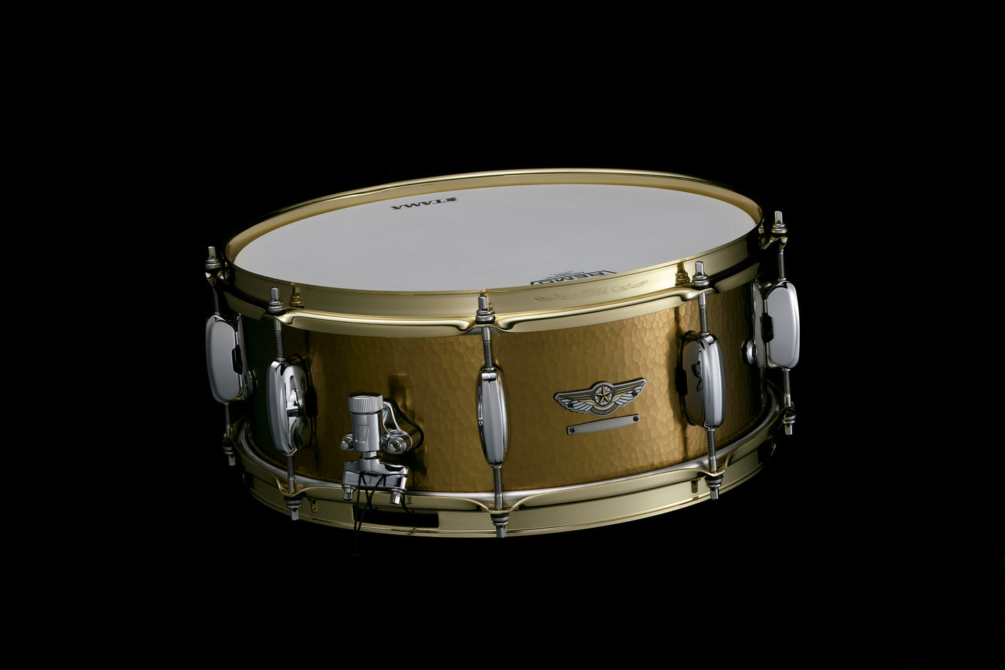 TAMA STAR Reserve Hand Hammered Brass Snare Drum 14" x 5,5"