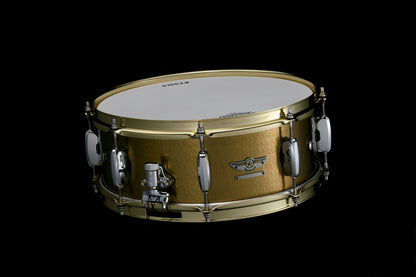 TAMA STAR Reserve Hand Hammered Brass Snare Drum 14" x 5,5"
