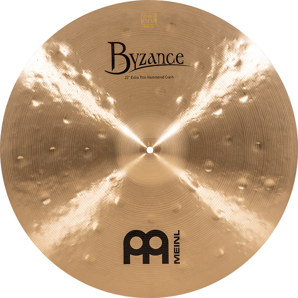 MEINL Cymbals Byzance Traditional Extra Thin Hammered Crash - 22"