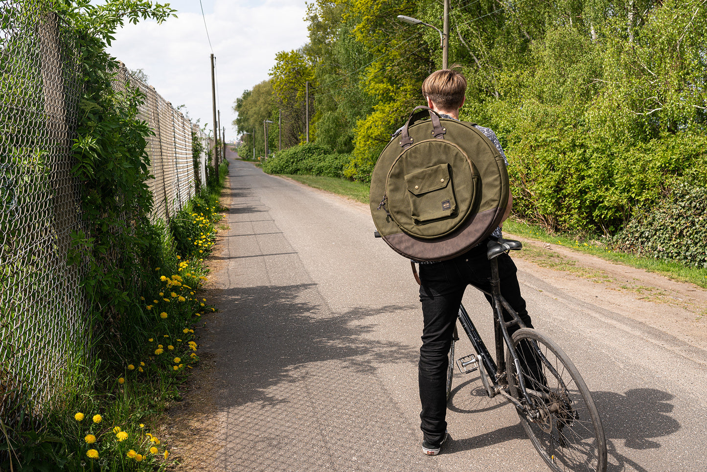 MEINL Cymbals Canvas Collection Cymbal Bag 22" - Forest Green