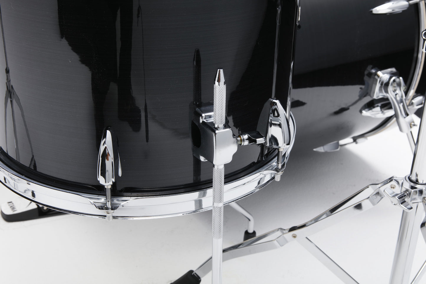 TAMA Imperialstar Drum Set 5 pcs - Hairline Black/Chrome HW + MEINL Cymbals HCS Cymbal Kit/Stage Master Double-Braced Hardware Kit