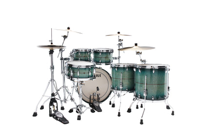 TAMA STAR Maple Factory Vault Shell Kit 5 pcs. - Cerulean Bird's Eye Maple/Chrome HW
