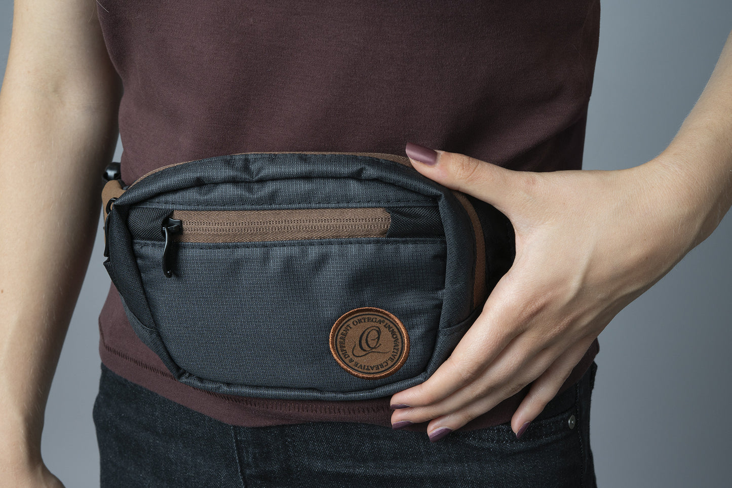 ORTEGA Bauchtasche - Schwarz