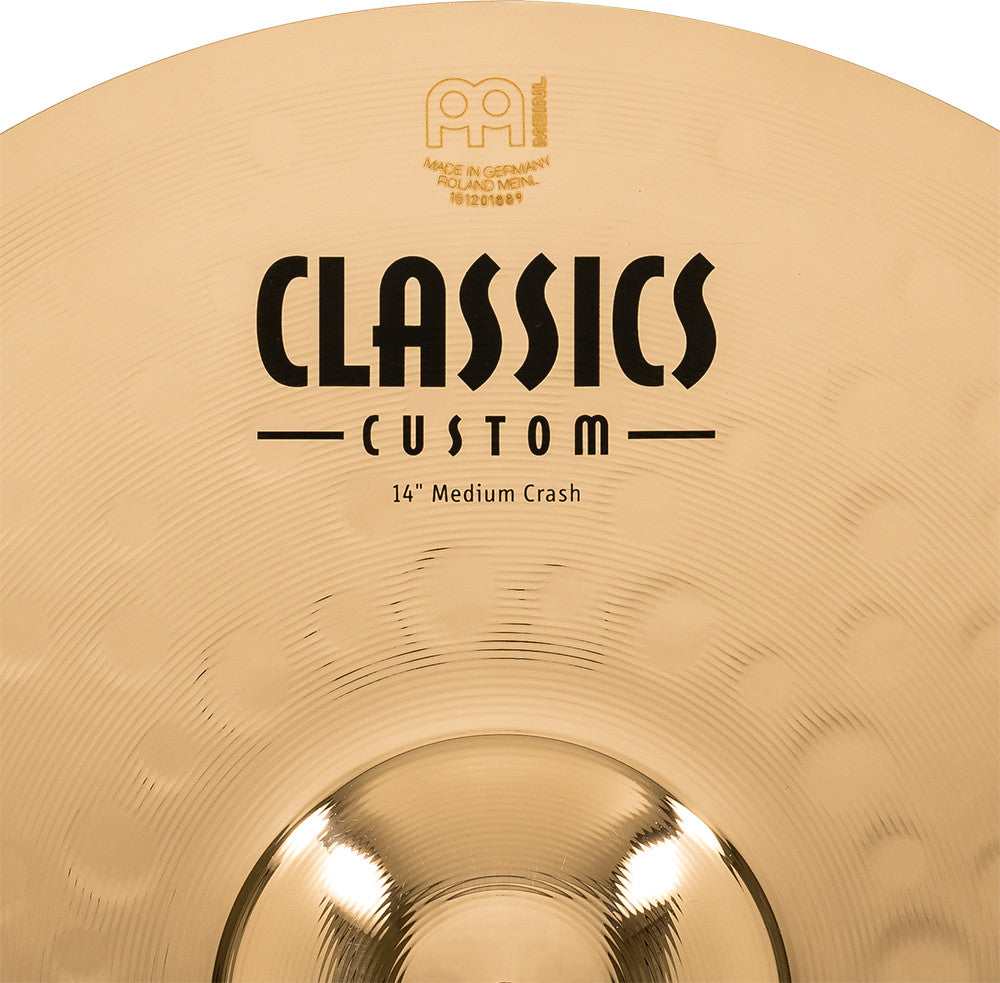 MEINL Cymbals Classics Custom Brilliant Medium Crash - 14"
