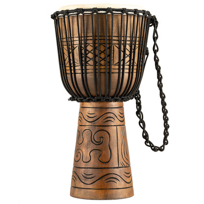 MEINL Percussion Headliner Rope Tuned Artifact Series Djembe - 12"
