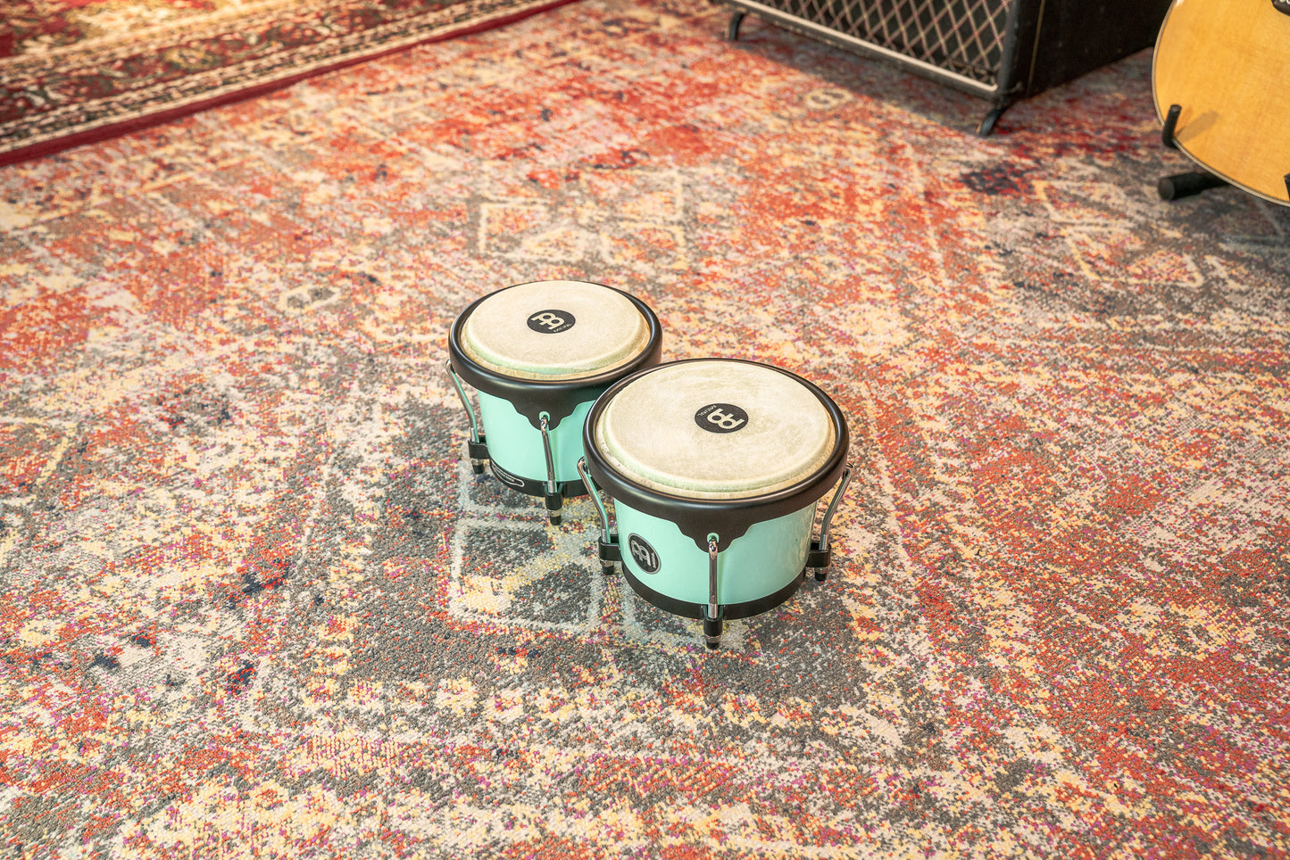 MEINL Percussion Journey Series Bongo 6 1/2" Macho & 7 1/2" Hembra - Seafoam Green
