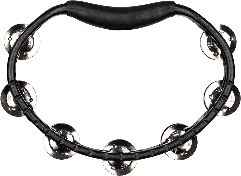 MEINL Percussion Headliner® Series Molded ABS Dual-Row Tambourine - Black