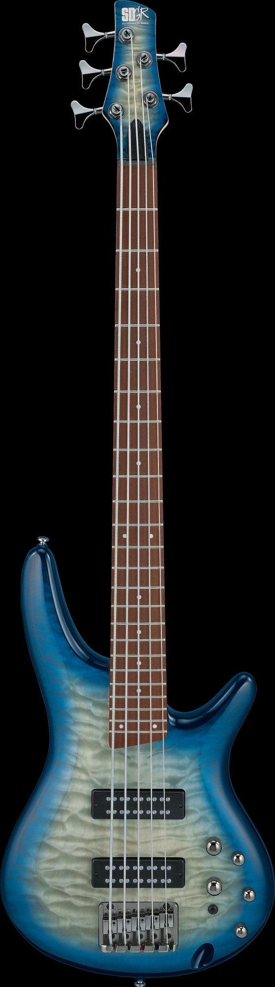 IBANEZ SR E-Bass 5-String - Stained Cosmic Blue Starburst