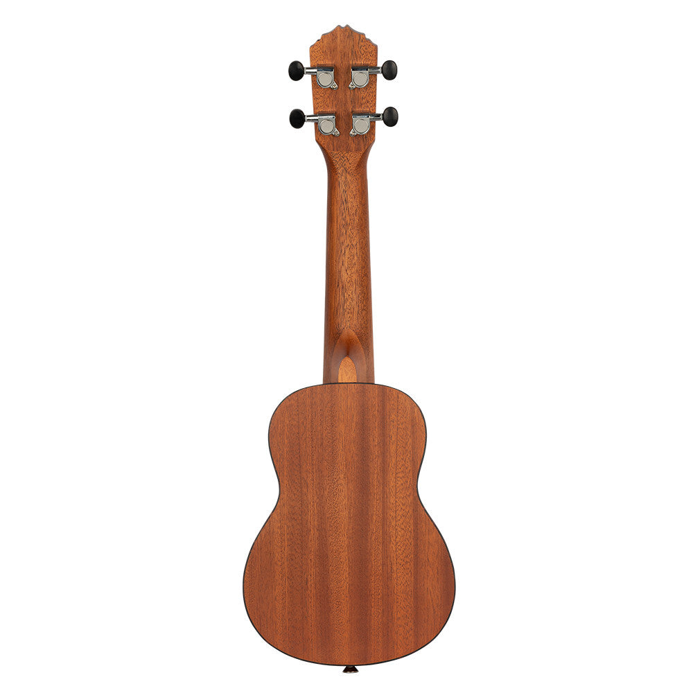 ORTEGA Bonfire Serie Sopran Ukulele 4 String - Fichte/Sapele Natur
