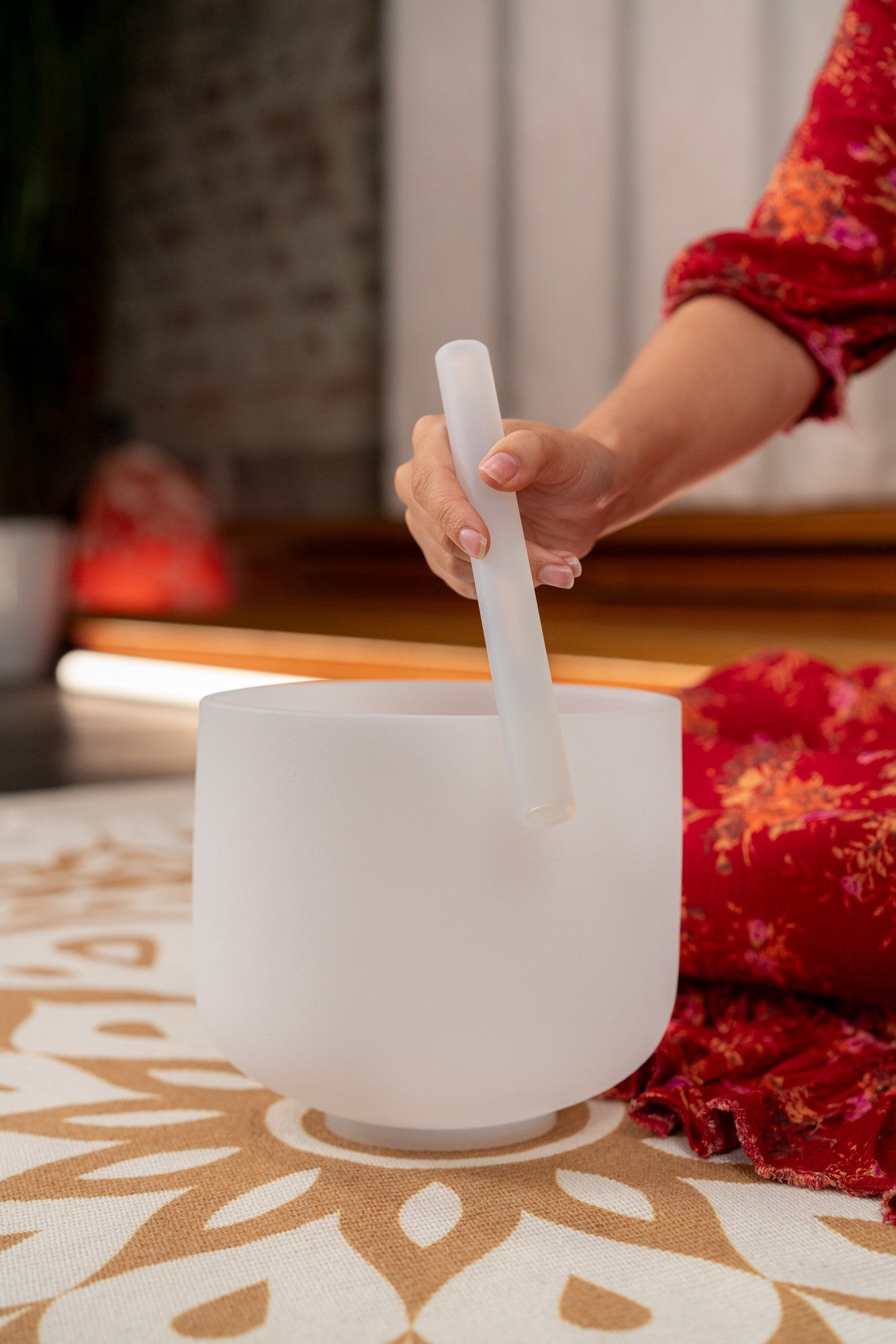 MEINL Sonic Energy 8" Crystal Singing Bowl, Ton C5, 432 Hz, Wurzelchakra