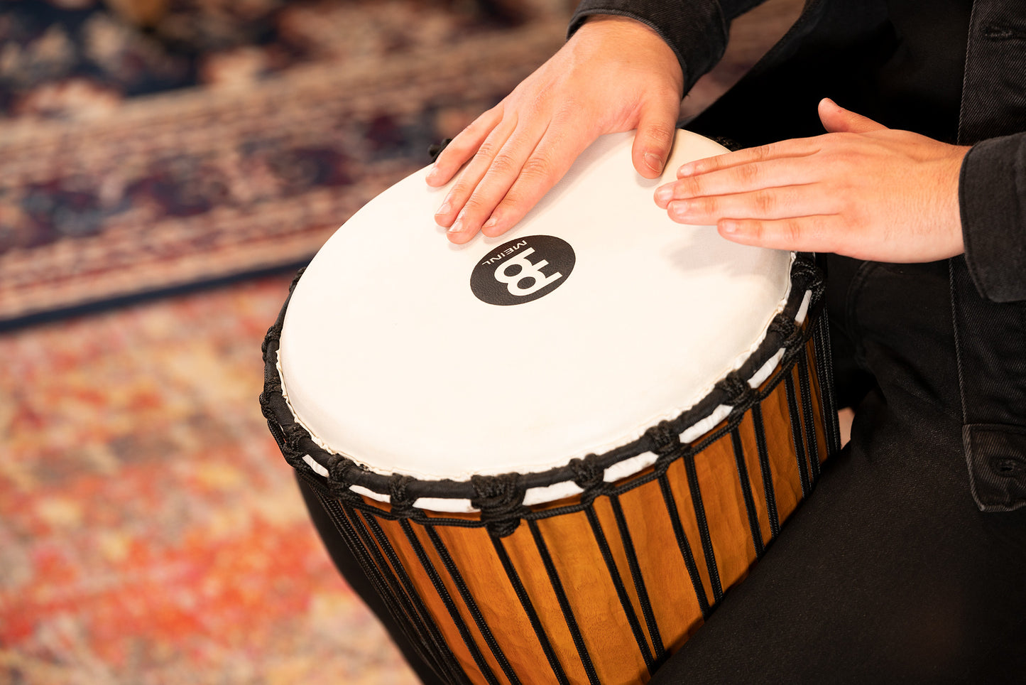 MEINL Percussion Headliner Rope Tuned Nile Series Djembe - 12"