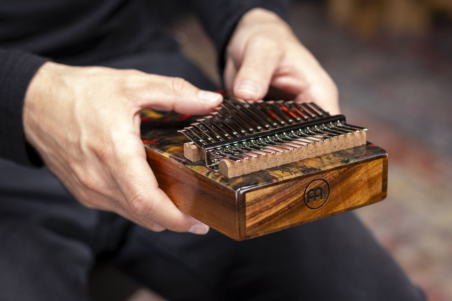 MEINL Percussion Sound Hole Designer Kalimba - Lava