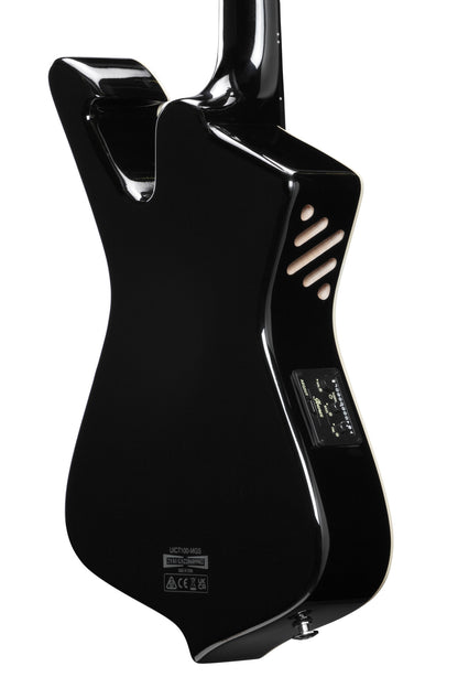 IBANEZ Iceman Tenor Ukulele 4-String - Metallic Gray Sunburst + Gig Bag
