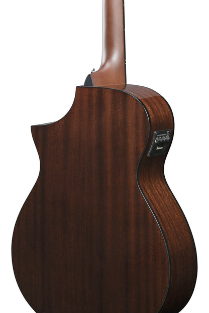 IBANEZ AEWC Acoustic Guitar 6-String - Transparent Emerlad Burst Top & Natural High Gloss Back & Side