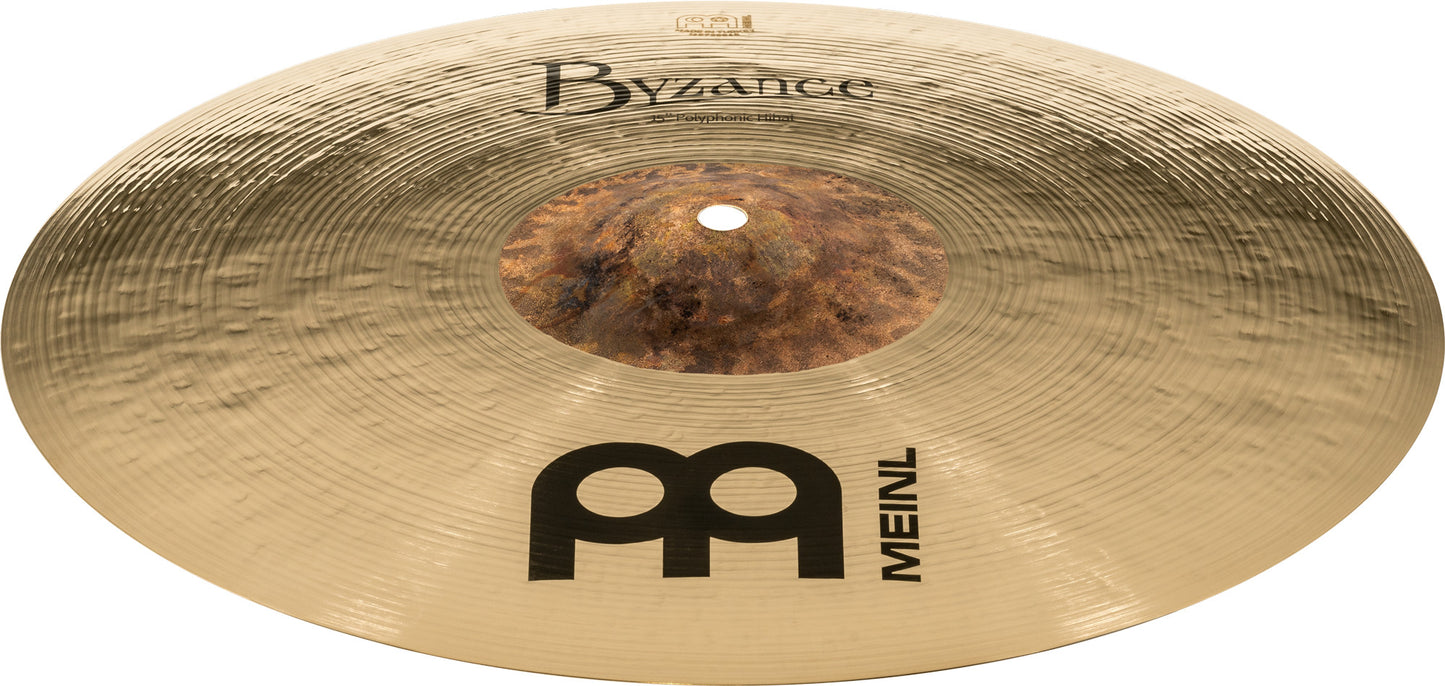 MEINL Cymbals Byzance Brilliant Polyphonic Hihat - 15"