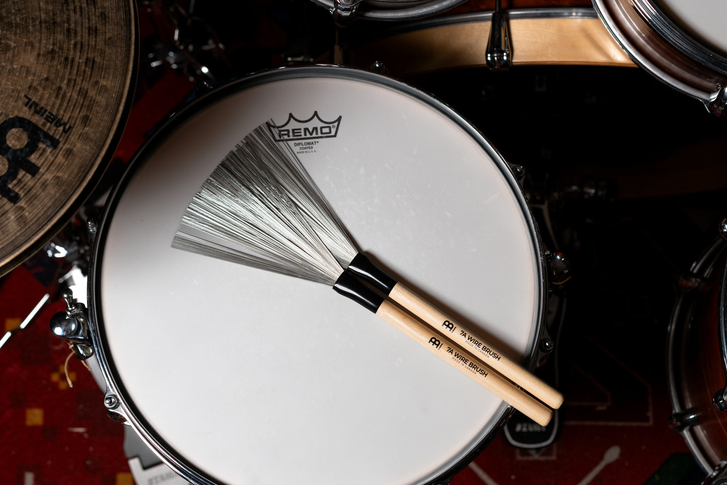 MEINL Stick & Brush - 7A Fixed Wire Brush