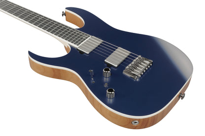 IBANEZ Prestige RG E-Gitarre 6-String Lefty - Dark Tide Blue Flat + Koffer