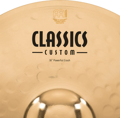 MEINL Cymbals Classics Custom Brilliant Powerful Crash - 16"