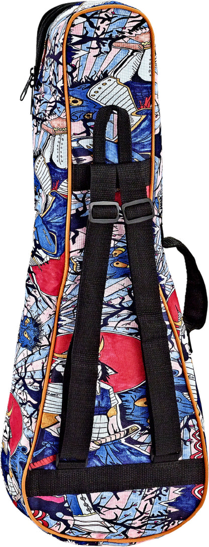 KEIKI Designer Serie Konzert Ukulele Bag - Samurai