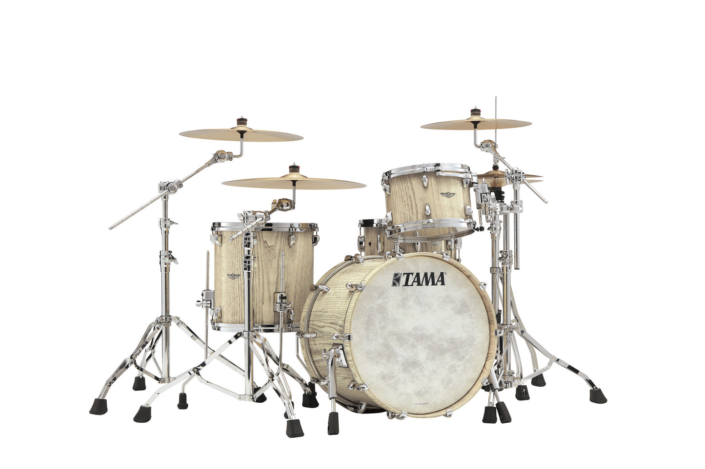 TAMA STAR Walnut Shell Kit 3 teilig - Antique White Japanese Chestnut/Chrom HW