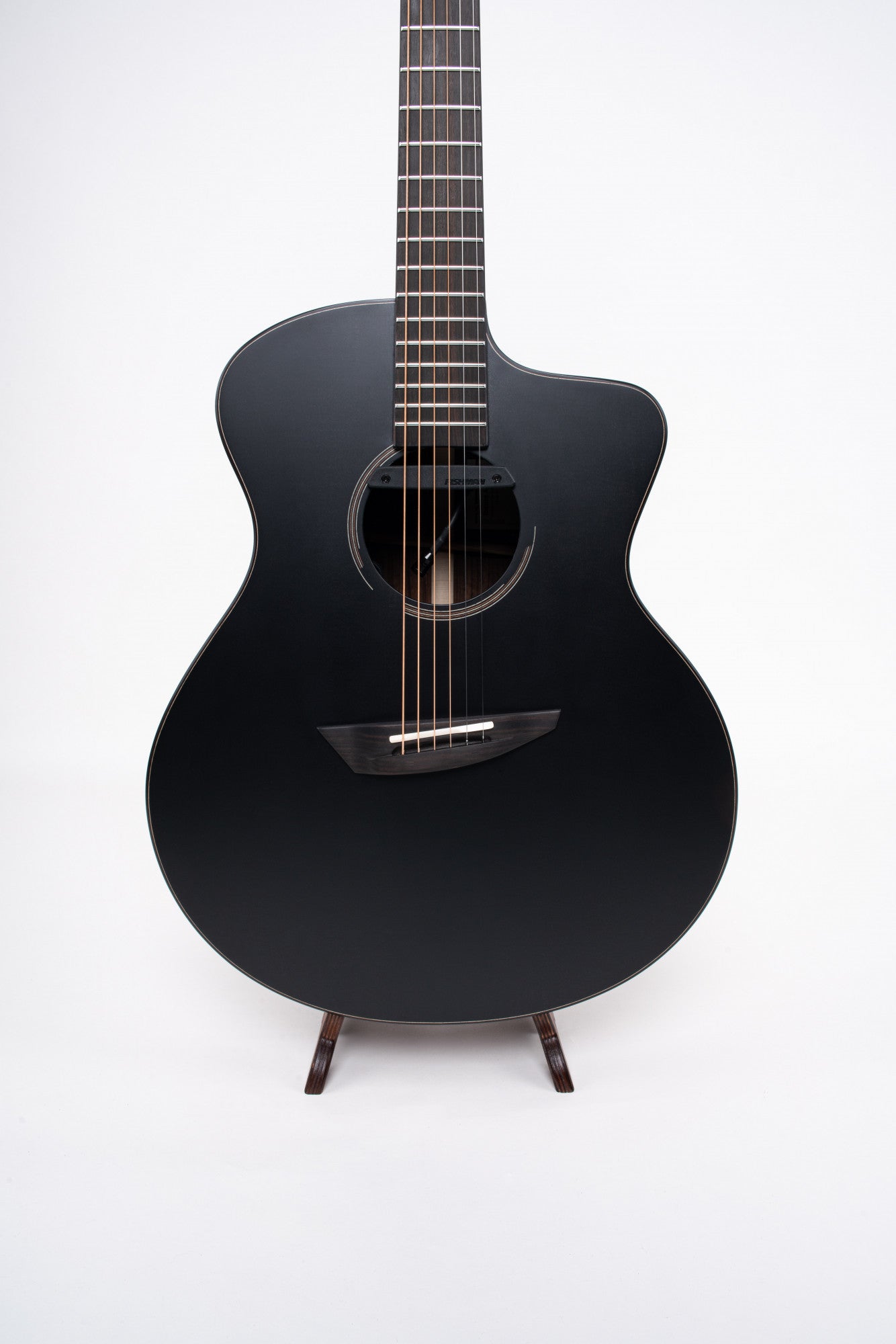 IBANEZ Jon Gomm Signature Acoustic Guitar 6-String - Black Satin Top / Natural High Gloss Back and Sides + Case