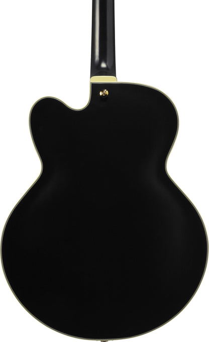 IBANEZ Pat Metheny Signature Hollow Body Guitar 6-String - Black Low Gloss + Case