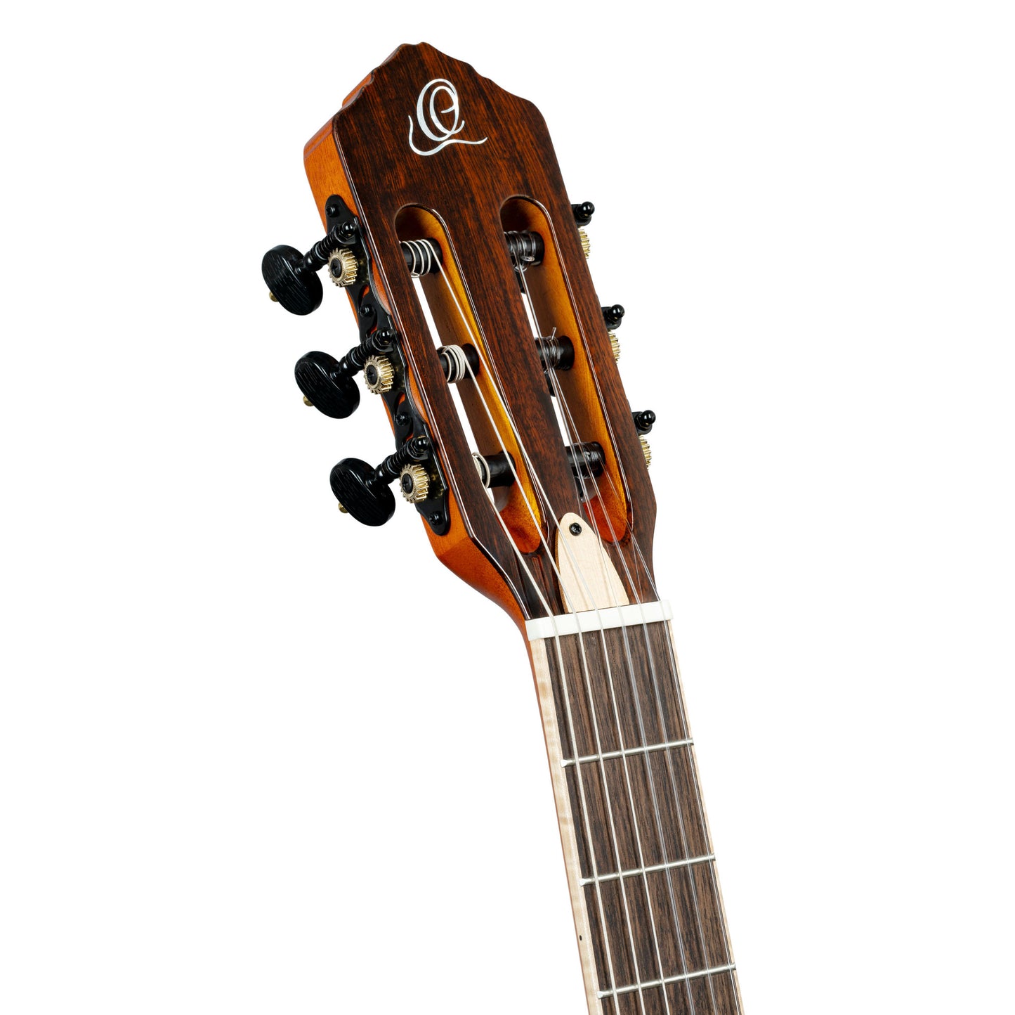 ORTEGA TourPlayer DeLuxe Nylon String Guitar 6-String - Flamed Maple Blue + Gig Bag