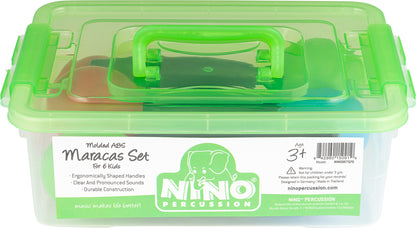 NINO Percussion Molded ABS Egg Maracas Set