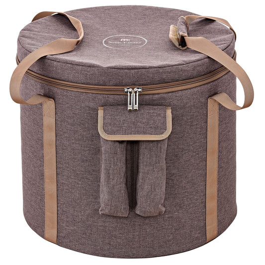 MEINL Sonic Energy 16" Crystal Singing Bowl Bag, for 15" & 16" bowls - Brown