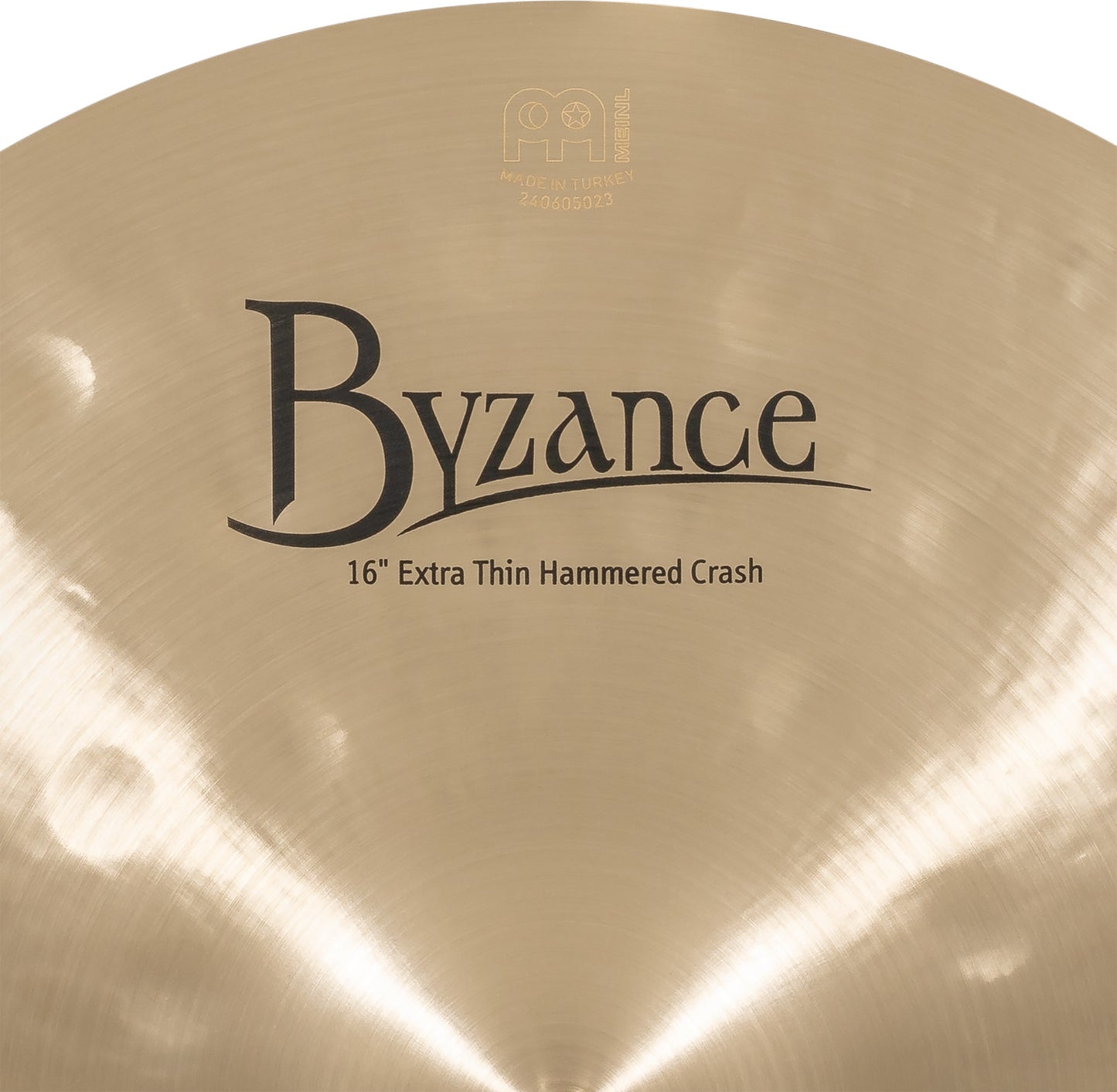 MEINL Cymbals Byzance Traditional Extra Thin Hammered Crash - 16"