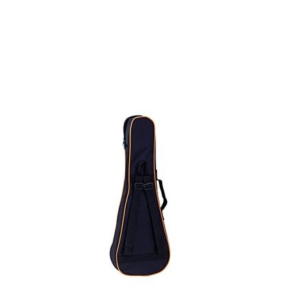 ORTEGA Economy Series Konzert-Ukulele-Bag - Black/Orange