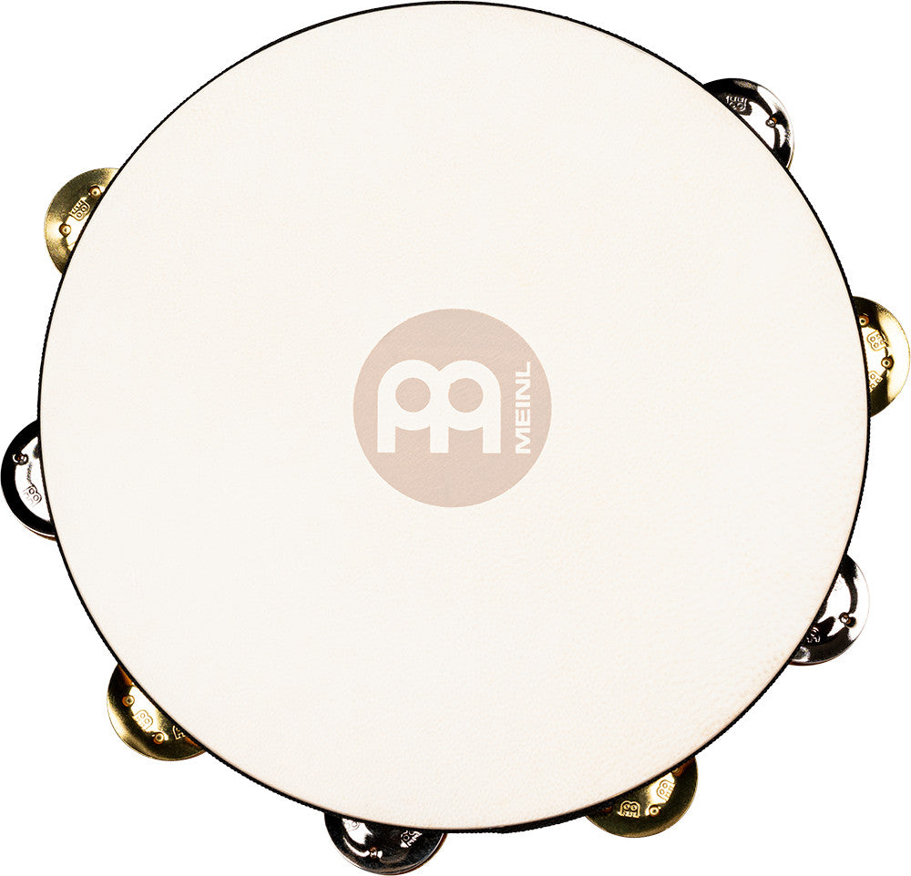 MEINL Percussion Traditional Wood Series Headed Tambourine - 10"