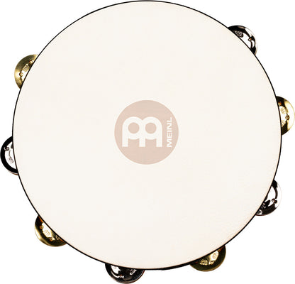 MEINL Percussion Traditional Wood Series Headed Tambourine - 10"