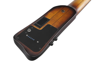 IBANEZ Bass Workshop Elektronischer Kontrabass 5-String - Mahogany Oil Burst + Gigbag & TAMA Roadpro Ständer