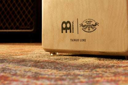 MEINL Percussion Artisan Edition Series String Cajon Tango Line - Brown Eucalyptus