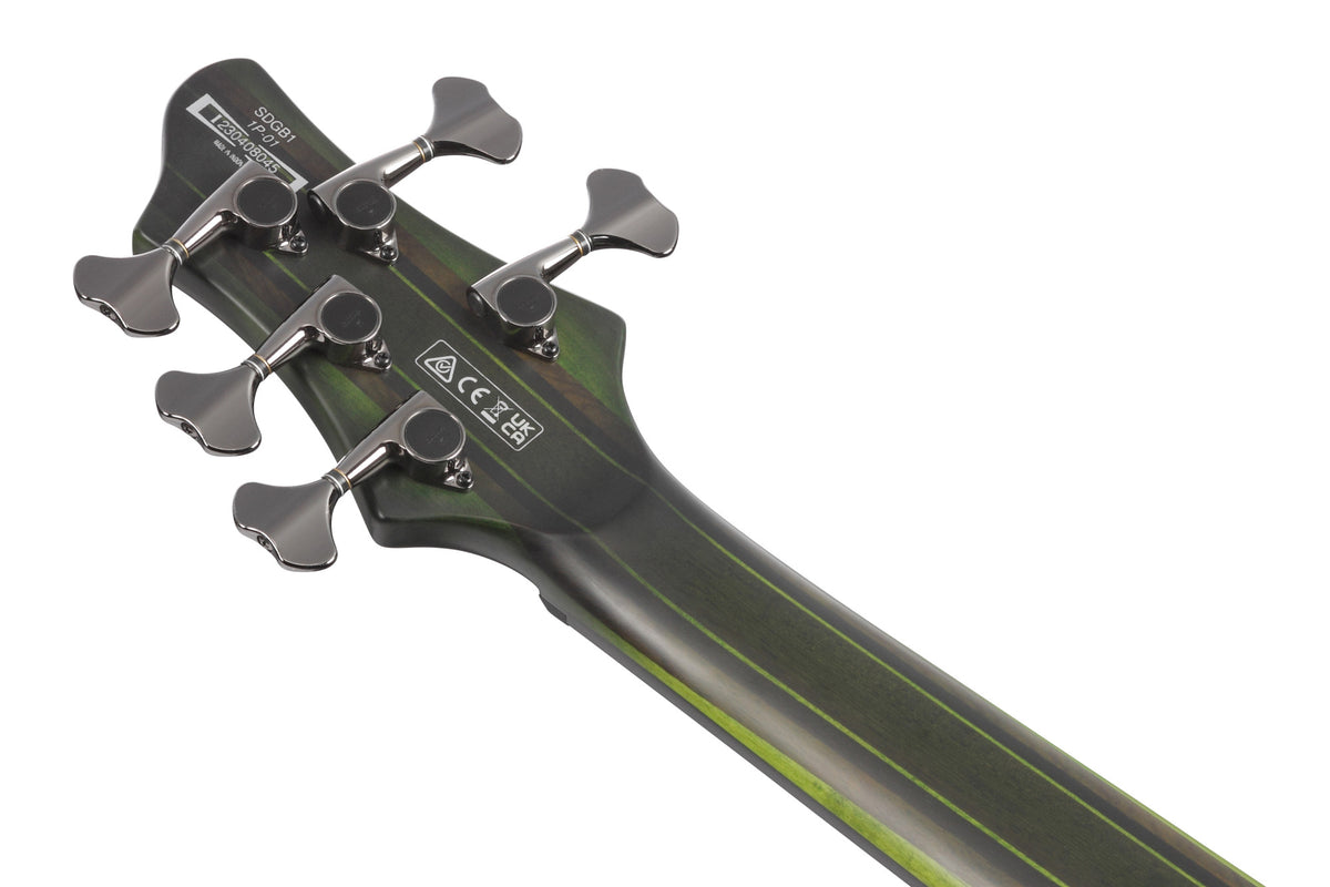 IBANEZ Steve Di Giorgio Signature E-Bass 5-String Fretless - Dark Moss Burst