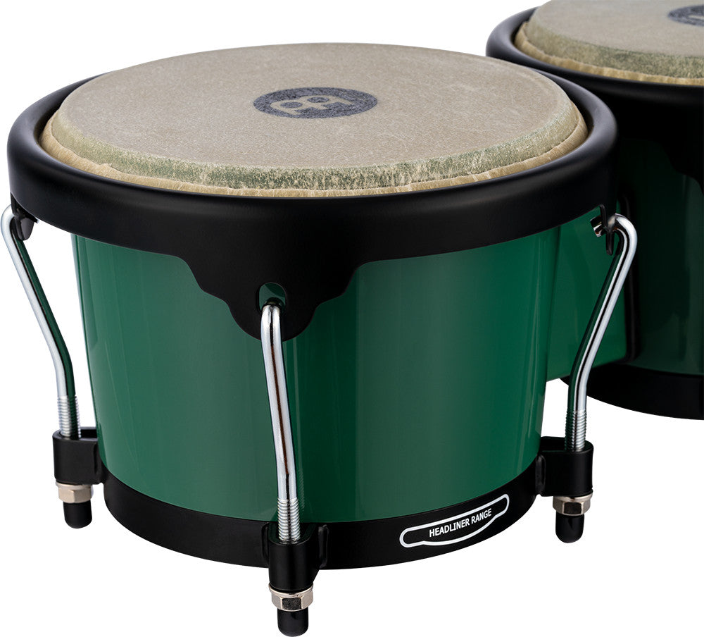 MEINL Percussion Journey Series Bongo 6 1/2" Macho & 7 1/2" Hembra - Forest Green