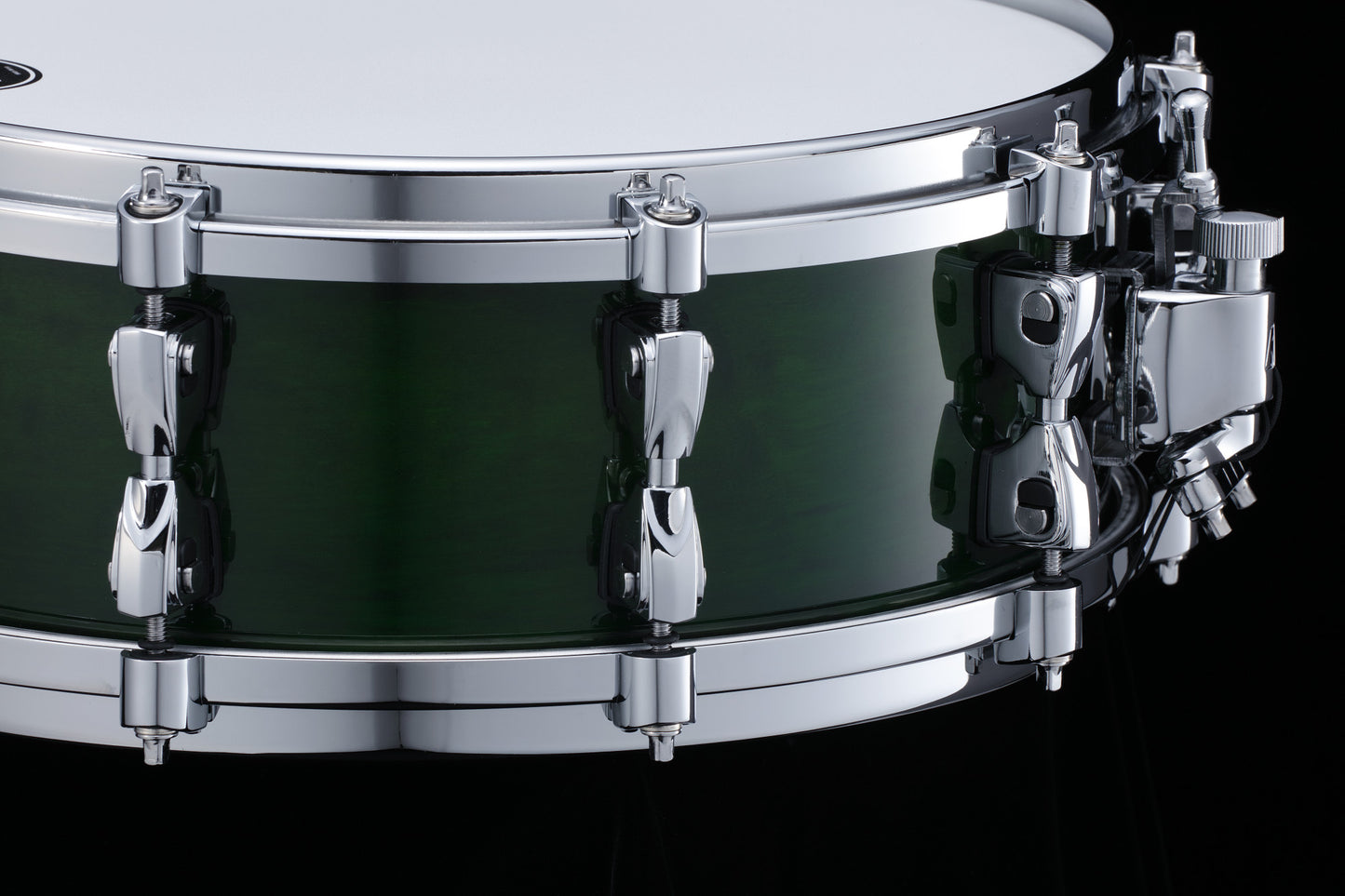 TAMA STARPHONIC Maple Snaredrum 14" x 5" - Emerald Figured Maple/Chrom HW